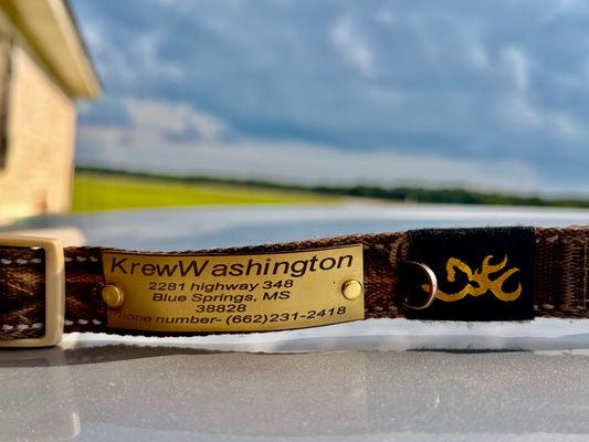 Brass id tags