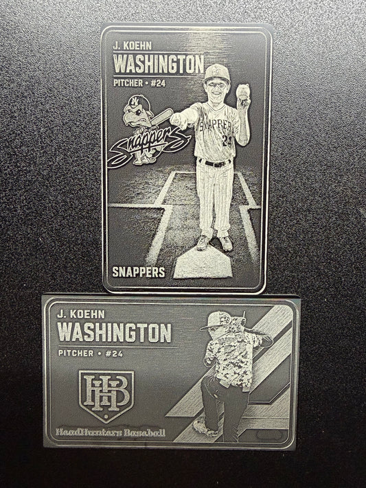 Personalized baseball cards
